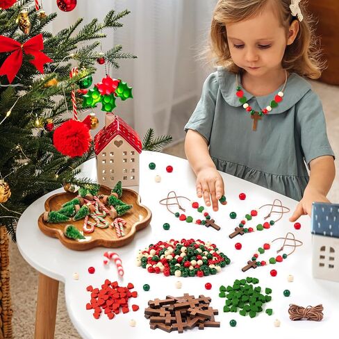 BeYumi خشبية الصليب قلادة الحرفية - 24pcs الخريف خشبية الصليب الخرز قلادة الحرفية عدة للأطفال DIY الشكر الصليب قلادة الخريف الدينية شاكرين ديكور الأحد مدرسة الفصول الدراسية المسيحية تفضل in Kuwait