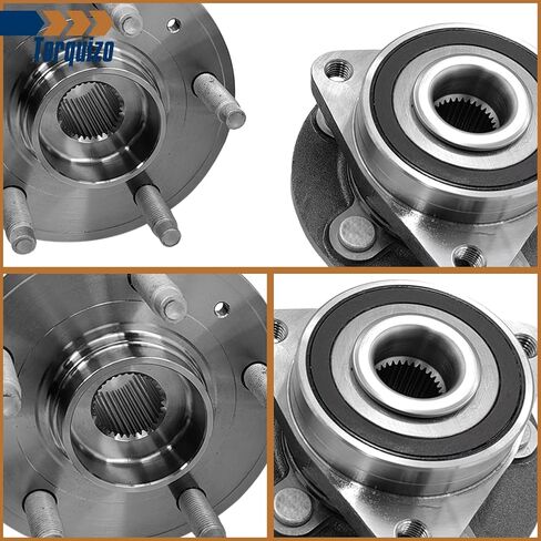 512332 2PCS محمل العجلات الخلفية وتجميع المحور لدودج أفنجر 2008-2014 ، Caliber 2007-2012 ، Chrysler 200 2011-2014 ، Sebring 2007-2010 ، Jeep Compass Patriot 2007-2017 ، 5 lug w/ABS in Kuwait