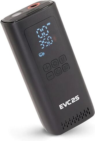 Viair Every Vehicle Carry EVC31 PRO - rechargeable, portable air compressor, dual power source, LED gauge w/preset - Tire Inflator Ideal for LT truck & suv's, cars, motorcycles, & E-bikes in Saudi Arabia