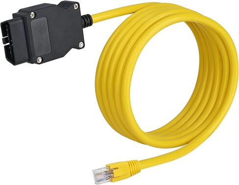 USB to OBD2 2 in 1 Phone to OBD2,ENET Rj45 Cable ethernet Connector Tools to OBD Interface Cable Coding F-Series 10/100Mbps High Speed,Plug and Play in Kuwait