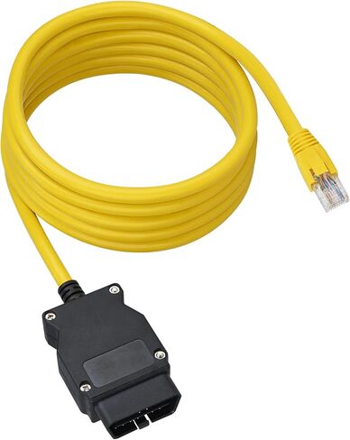 USB to OBD2 2 in 1 Phone to OBD2,ENET Rj45 Cable ethernet Connector Tools to OBD Interface Cable Coding F-Series 10/100Mbps High Speed,Plug and Play in Kuwait