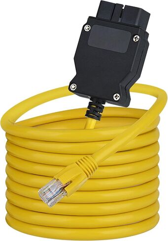 USB to OBD2 2 in 1 Phone to OBD2,ENET Rj45 Cable ethernet Connector Tools to OBD Interface Cable Coding F-Series 10/100Mbps High Speed,Plug and Play in Kuwait