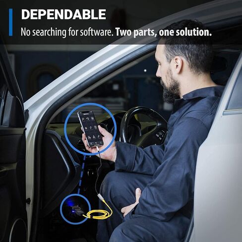 USB to OBD2 2 in 1 Phone to OBD2,ENET Rj45 Cable ethernet Connector Tools to OBD Interface Cable Coding F-Series 10/100Mbps High Speed,Plug and Play in Kuwait