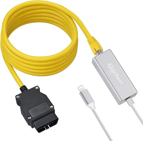 USB to OBD2 2 في 1 هاتف إلى OBD2 ، أدوات موصل ENET RJ45 Ethernet إلى ترميز كبل واجهة OBD F-Series 10/100Mbps عالية السرعة ، والتوصيل والتشغيل in Saudi Arabia