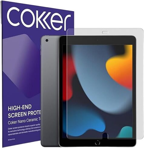 COKER 2 Pack Paperfeel Screen Protector for iPad Air 13 inch M3. Matte Anti-Glare, Anti-Scratch, Anti-Fingerprint, Anti-Shatter, Touch Sensitive, Smooth as Silk, Blue Light Block, Write Like on Paper, Easy Install in Saudi Arabia