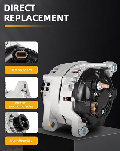 OCPTY Alternators Alternator 11953 2019-2020 for Hyundai for Santa Fe,2017-2018 for Hyundai for Santa Fe Sport,2015-2019 for Hyundai for Sonata,2016-2020 for Kia for Optima,2015-2020 in Saudi Arabia