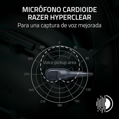 Razer Blackshark V2 X PlayStation Gaming Headset: 50 مم برامج تشغيل - Mic Cardioid - خفيفة الوزن - لـ PS5 و Xbox Series X و PC و Switch عبر مقبس الصوت 3.5 مم - أسود (متجدد) in Kuwait