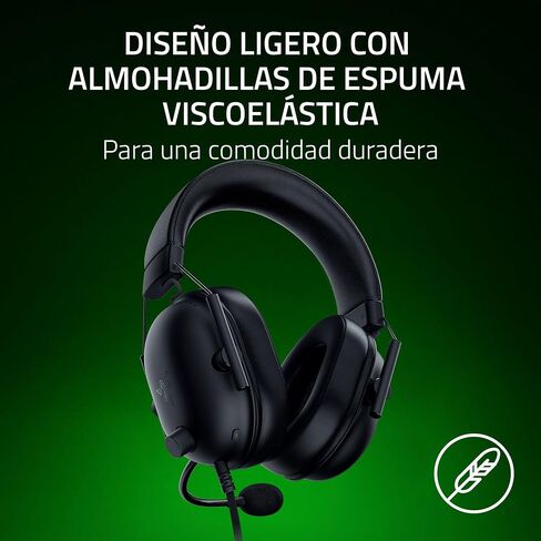 Razer Blackshark V2 X PlayStation Gaming Headset: 50 مم برامج تشغيل - Mic Cardioid - خفيفة الوزن - لـ PS5 و Xbox Series X و PC و Switch عبر مقبس الصوت 3.5 مم - أسود (متجدد) in Kuwait