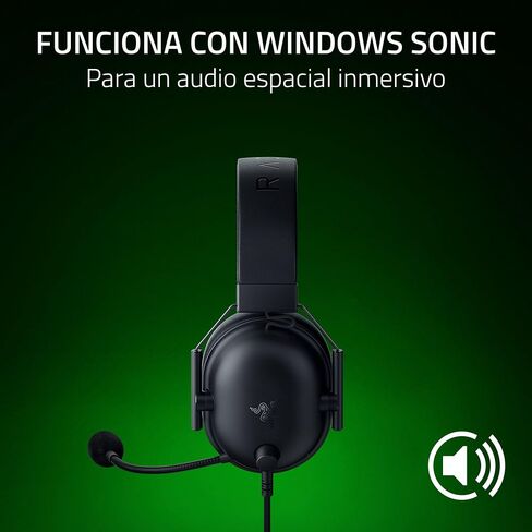 Razer Blackshark V2 X PlayStation Gaming Headset: 50 مم برامج تشغيل - Mic Cardioid - خفيفة الوزن - لـ PS5 و Xbox Series X و PC و Switch عبر مقبس الصوت 3.5 مم - أسود (متجدد) in Kuwait