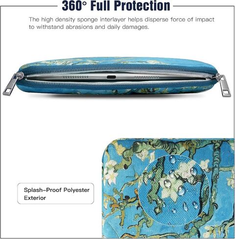 TiMOVO 9-11" Tablet Sleeve Bag for iPad 11-inch A16 2025, iPad 10th Gen. 10.9", iPad 10.2", iPad Air 11 Inch/5th/4th Gen. 10.9", Galaxy Tab A9 Plus 11", Protective Bag Fit Smart Keyboard, Sky Blue in Kuwait