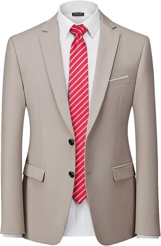 سترة رجالي كاجوال من MrSure بمقاس نحيف وزرين، معاطف رياضية خفيفة الوزن للاستخدام اليومي in Kuwait