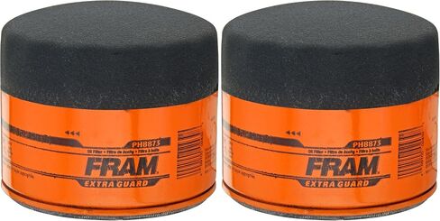 FRAM Extra Guard PH8873, 10K Mile Change Automotive Replacement Interval Spin-On Engine Oil Filter for Select Vehicle Models in Saudi Arabia