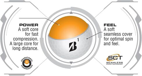 Bridgestone Golf E6 ناعم أصفر مزدوج in Saudi Arabia