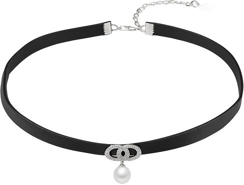 6pcs Choker Necklace for Women Black Lace Goth Accessories for Gothic Clothes Woman Emo 80s 90s Outfits for Women Birthday Gifts in Saudi Arabia