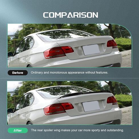 SCITOO Spoiler Wing Fits for 2003-2005 for Honda Accord Factory Style Glossy Black Rear Trunk Spoiler Wing in Saudi Arabia
