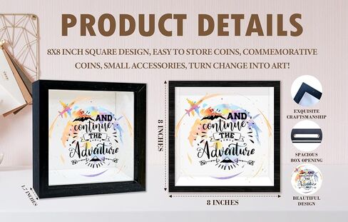 Black Graduation Shadow Box Frame with Slot, Congrats Grad Photo Frames, Memorial Shadow Boxes Display Cases for Keepsakes, College Graduation Gifts and Decorations, 27 in Kuwait