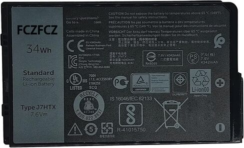 H5H20 Battery Replacement for Dell XPS 15 7590 9550 9560 9570 Precision 5510 5520 5530 5540 Inspiron 15 7500 7501 7590 7591 Vostro 7500 7590 Series 6GPTY 62MJV M7R96 5D91C 56Wh 11.4V 3-Cells in Saudi Arabia