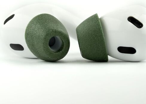 امتثال TrueGrip Max | نصائح أذن أذن بديلة لإروة الرغوة في Apple Airpods Pro 1 & 2 | راحة طويلة الأمد ، المتانة الشديدة ، الملاءمة الآمنة ، عزل الضوضاء الفائقة | أبيض (كبير) (3 أزواج) in Kuwait