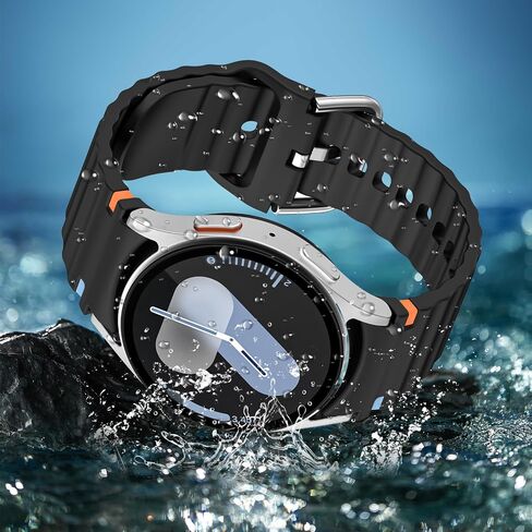 12 حزمة رياضية نطاقات مع منظم التخزين متوافق مع Samsung Galaxy Watch 7 6 5 4 Band 40mm 44mm/Fe 40mm/Watch 6 Classic 47mm 47mm/5 Pro 45mm ، لا يوجد حزام سيليكون ناعم للنساء للنساء الرجال in Kuwait