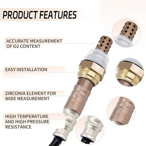 Upstream Oxygen O2 Sensor 234-4668 Fit for Chevrolet 2003-2014 Silverado 1500, 2003-2014 Tahoe, 2003-2014 Suburban 1500, GMC 2003-2014 Yukon # 234-4668, 15284, 250-24470 in Kuwait