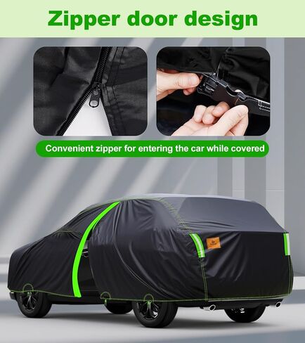 Car Cover Custom Fit for Jeep Wrangler 2 Door Waterproof Jeep Covers,All Weather Sun UV Protection Outdoor Car Cover Snow Rain Hail Fits 1987-2025 Jeep JK JL CJ YJ TJ in Saudi Arabia