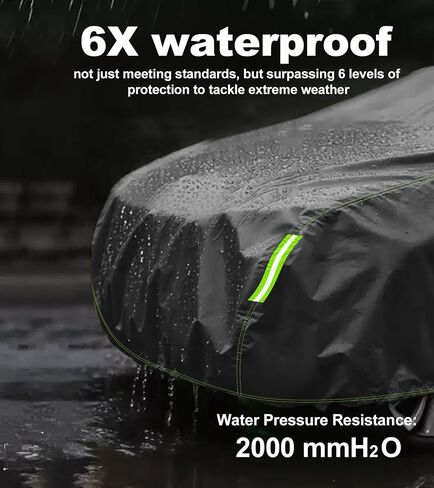 Car Cover Custom Fit for Jeep Wrangler 2 Door Waterproof Jeep Covers,All Weather Sun UV Protection Outdoor Car Cover Snow Rain Hail Fits 1987-2025 Jeep JK JL CJ YJ TJ in Saudi Arabia