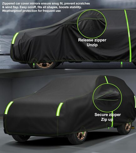 Car Cover Custom Fit for Jeep Wrangler 2 Door Waterproof Jeep Covers,All Weather Sun UV Protection Outdoor Car Cover Snow Rain Hail Fits 1987-2025 Jeep JK JL CJ YJ TJ in Saudi Arabia