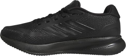 حذاء رياضة Adidas Men Run Falcon 5 ، أسود/أبيض/أسود ، 8.5 in Saudi Arabia