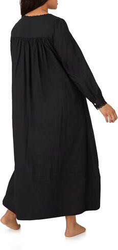 Eileen West Queen Anne's Lace Robe for Women – Heirloom Lightweight 100% Cotton Women’s Nightgown or Button Front Robe - White, Medium in Saudi Arabia