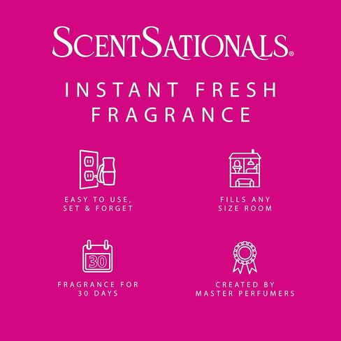 Scentsationals عطر زيت سد زيت في معطر الهواء 3 عبوات - تعويذة سحرية - متوافقة مع نشرات الرائحة والانصهار ، العطور المنزلية طويلة الأمد ، 0.8 أوقية لكل منهما in Kuwait
