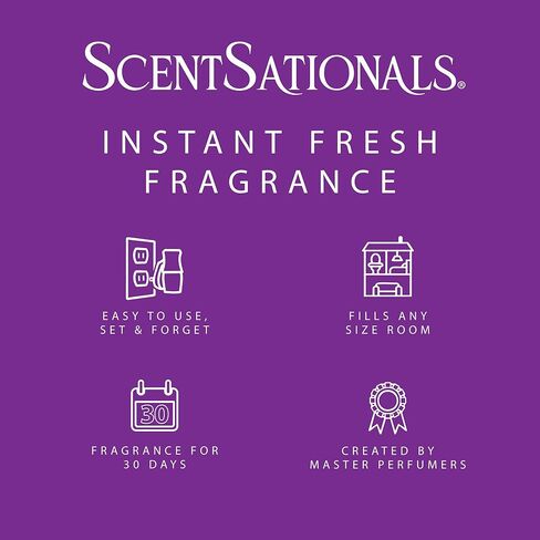 Scentsationals عطر زيت سد زيت في معطر الهواء 3 عبوات - تعويذة سحرية - متوافقة مع نشرات الرائحة والانصهار ، العطور المنزلية طويلة الأمد ، 0.8 أوقية لكل منهما in Saudi Arabia