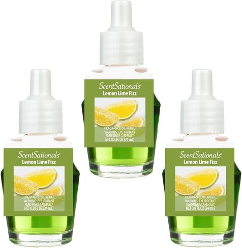Scentsationals عطر زيت سد زيت في معطر الهواء 3 عبوات - تعويذة سحرية - متوافقة مع نشرات الرائحة والانصهار ، العطور المنزلية طويلة الأمد ، 0.8 أوقية لكل منهما in Kuwait