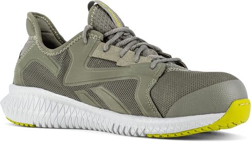 Reebok Work Men's RB4064 Flexagon 3.0 Safety Athletic Work Composite Toe Shoe Black and Grey, 6.5 Wide in Saudi Arabia