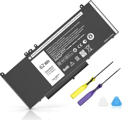 68Wh 3HWPP Laptop Battery 15.2V Replacement for Dell Latitude 5401 5410 5411 5501 5511 5510 Inspirion 17 7500/7506 2-in-1 Black Precision 3551 3541 03HWPP 10X1J N2NLL 1VY7F 451-BCMN in Kuwait