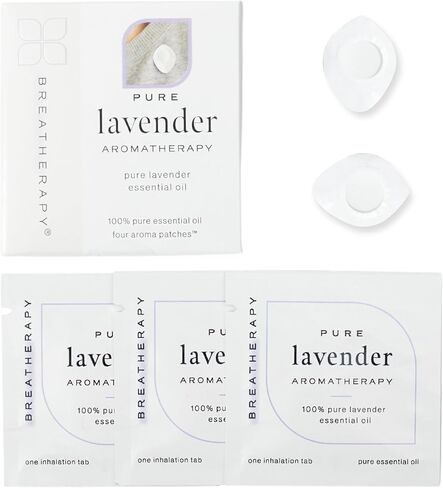 Aromatherapy Lavender Patches - Pure Essential Oil Aroma Patch - Lavender Essential Oils for Headache - 8-Pack in Saudi Arabia