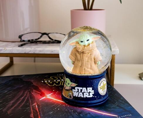 Silver Buffalo Care Bears Light Up Snow Globe Featuring Funshine Bear, 45mm in Saudi Arabia
