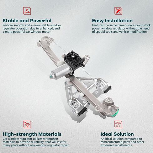 Findauto Power Window Motor FIND 1988-1996 لـ BUICK Regal ، 1991-1996 لـ Buick Roadmaster ، 1993-1993 لـ Cadillac 60 Power Window Lift Motor ، OE 742-141 in Saudi Arabia