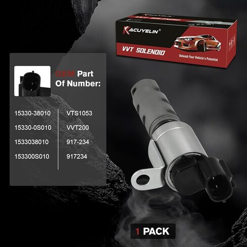 917234 محرك متغير صمام توقيت VVT الصمام التحكم في زيت الملف اللولبي متوافق مع تويوتا 4Runner Tundra Sequoia Lexus GS350 IS250 LC500 LS460 RC300 2007-2020 153303010،153300S010 4PCS in Kuwait