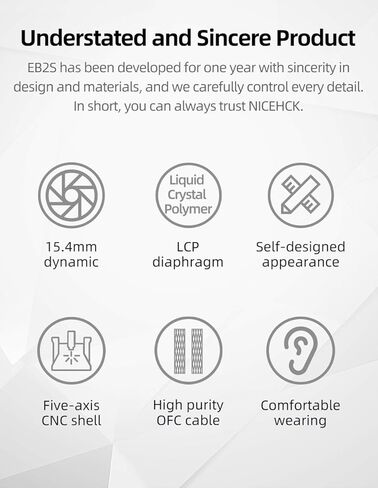 EB2S Pro Flat Head Earbuds, Wired Earbuds in-Ear Headphones,Noise Isolation Corded for 3.5mm/4.4mm Jack Ear Buds Galaxy S7 Edge,Galaxy S23 Ultra, Xiaomi Mi A3 Audiophile (3.5mm with Mic) in Kuwait