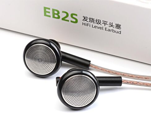 EB2S Pro Flat Head Earbuds, Wired Earbuds in-Ear Headphones,Noise Isolation Corded for 3.5mm/4.4mm Jack Ear Buds Galaxy S7 Edge,Galaxy S23 Ultra, Xiaomi Mi A3 Audiophile (3.5mm with Mic) in Kuwait