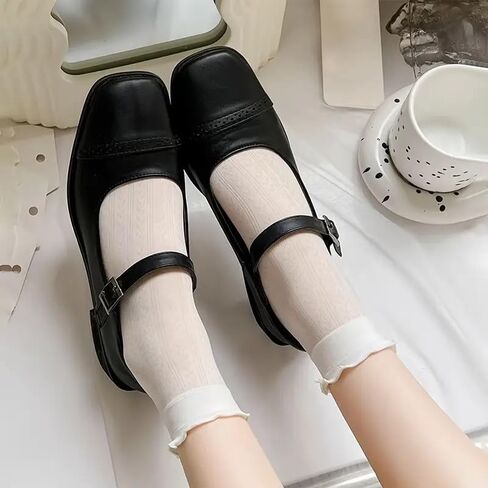 3 Pairs Womens Lace Ankle White Ruffle Frilly Dress Sexy Mesh Lace Trim Lolita Sock Lacy Ruffled Bootie Socks in Kuwait