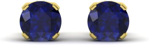 Diamondere Natural and Adgenced Diamond و Gemstone Solitaire Petite Stud أقراط للنساء في الذهب الصلب 14K | أقراط 0.25 قيراط للنساء in Saudi Arabia