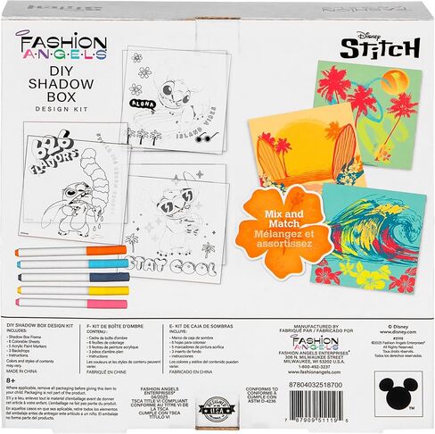 Fashion Angels Make a Scene! DIY 3D Shadow Box Kit, Create & Customize 3 Unique Designs with Acrylic Paint Markers, Fun DIY Room Decor Craft Activity for Kids Ages 8+ in Saudi Arabia