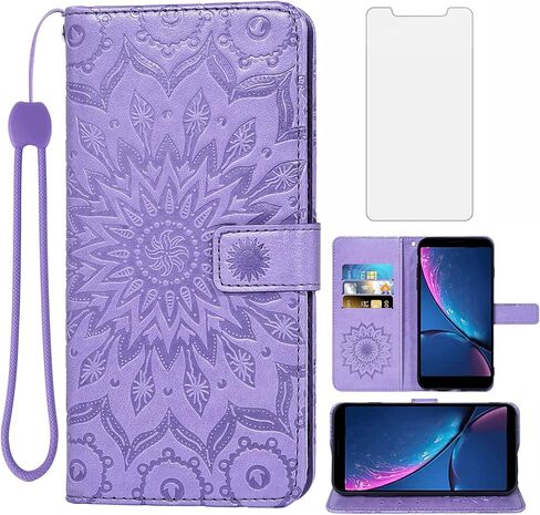علبة الهاتف لـ Hot Pepper Serrano 3 A95B A95C A95J Wallet Wallet مع واقي شاشة زجاجي مقسى وحامل Cover Cover Cover Collder Cell Associor in Kuwait