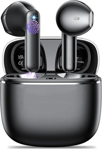 Wireless Earbuds, Bluetooth 5.3 Earbuds Stereo Bass, Bluetooth Headphones in Ear Noise Cancelling Mic, Earphones IP7 Waterproof Sports, 32H Playtime in Kuwait