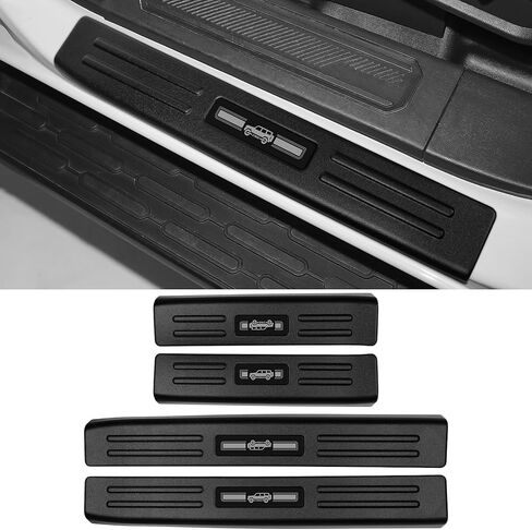 ABS Material Door Sill Protector for Ford Bronco 4 Door 2021-2025 Accessories Interior Door Entry Guard Cover Trim(Not for 2 Door and Bronco Sport) in Saudi Arabia