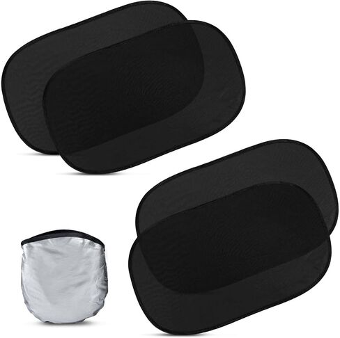 2 Pack UV Protection Car Side Window Shades Blocker Cover for Baby (Deep Color, 20"x12") in Saudi Arabia