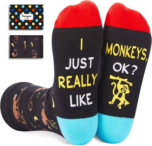 HAPPYPOP Funny Squirrel Socks for Women Men - Squirrel Gifts for Teen Boys Girls, Animal Stocking Stuffers in Saudi Arabia