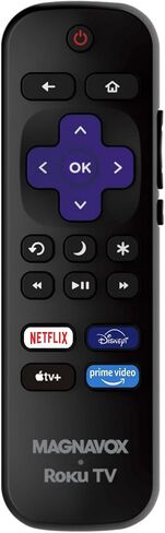 OEM Replacement Remote Control Compatible with All Magnavox Roku Smart TVs【Only Works with Magnavox Roku TV, Not for Roku Stick and Roku Box】 ((Netflix/Disney Plus/Apple TV+ / Roku Channel)) in Saudi Arabia