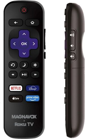OEM Replacement Remote Control Compatible with All Magnavox Roku Smart TVs【Only Works with Magnavox Roku TV, Not for Roku Stick and Roku Box】 ((Netflix/Disney Plus/Apple TV+ / Roku Channel)) in Saudi Arabia